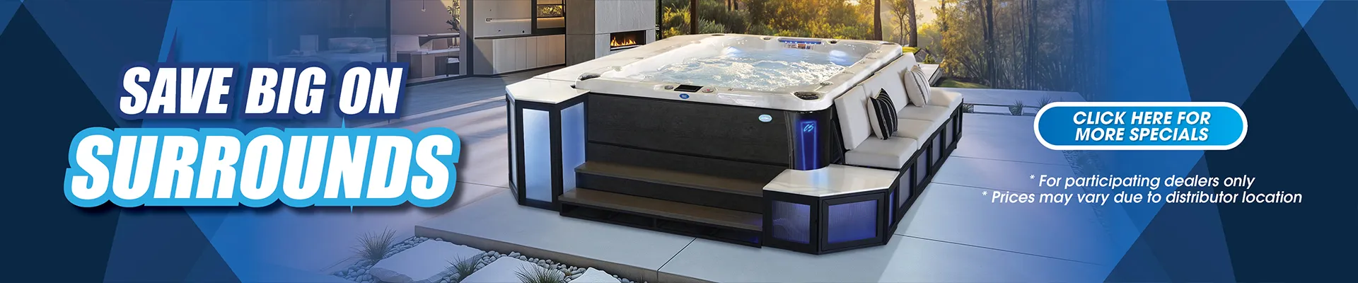 Calspas hot tub being used in a family setting - Pasco