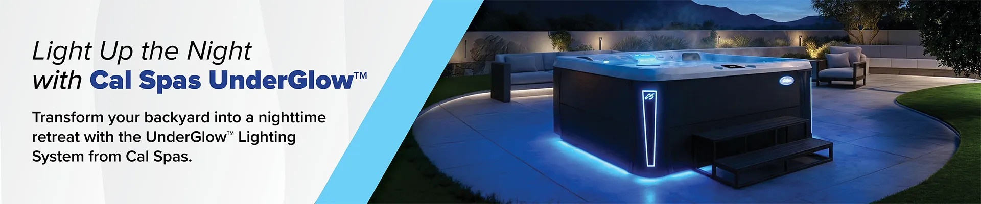 Calspas hot tub being used in a family setting - Pasco